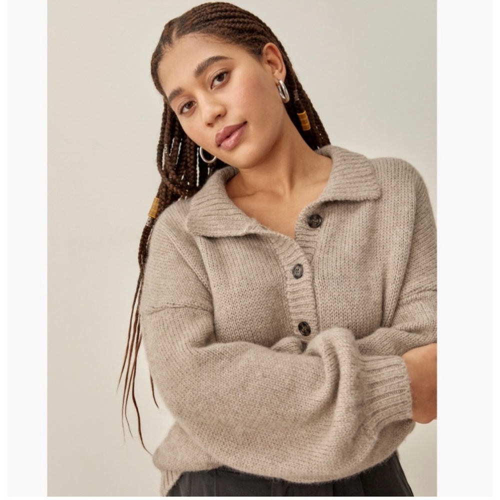 Reformation Belvedere Sweater in Cocoa